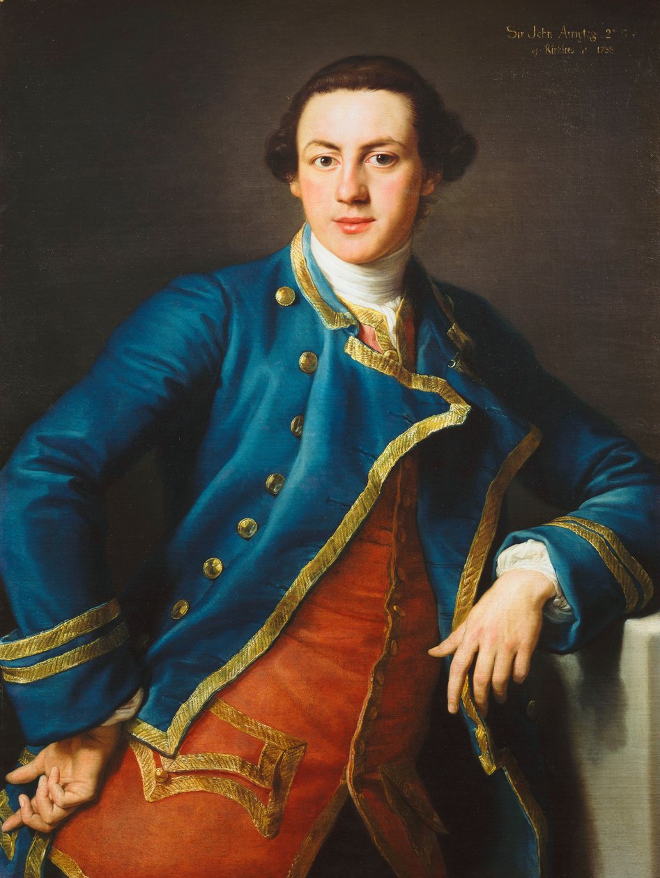 Porträtt av Sir John Armytage, 2nd Bt. av Pompeo Girolamo Batoni