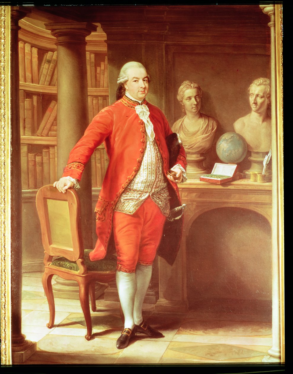 Porträtt av Sir Thomas Gascoigne, 8:e baronet av Pompeo Girolamo Batoni