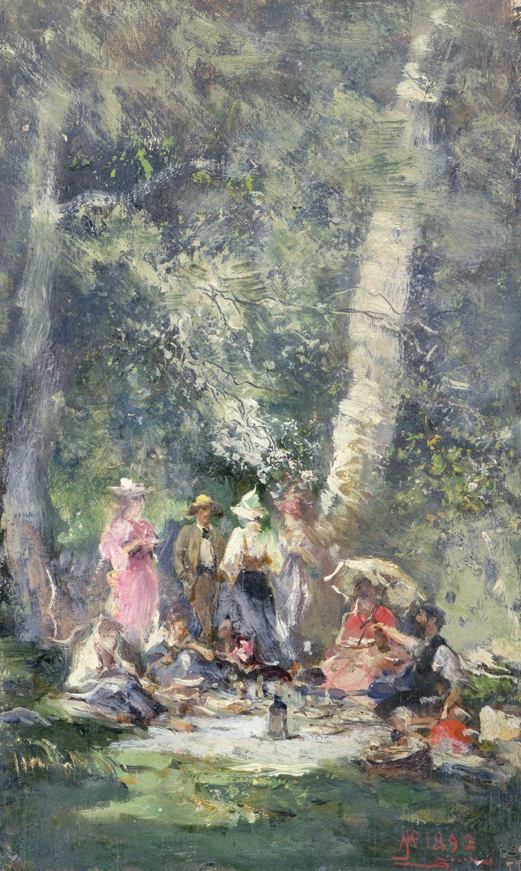Picknicken av Pompeo Mariani