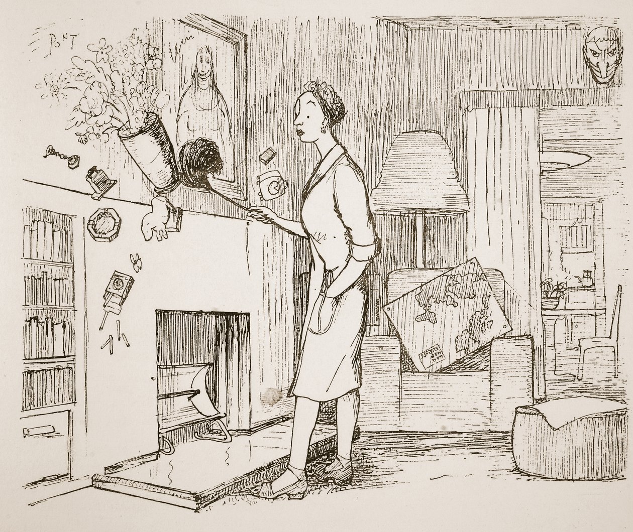 Preoccupation, illustration från 