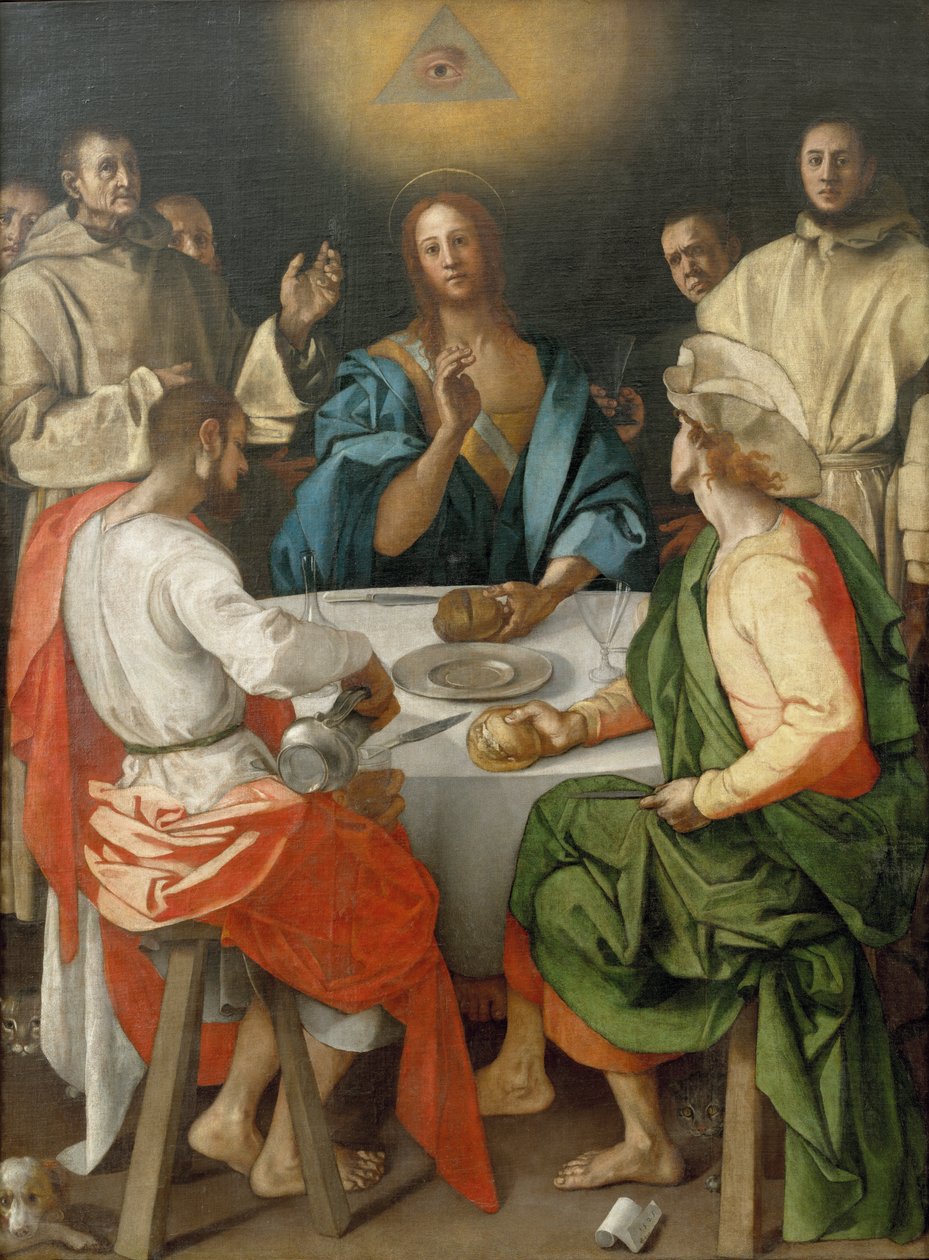 Kvällsmat på emmaus av Jacopo Pontormo