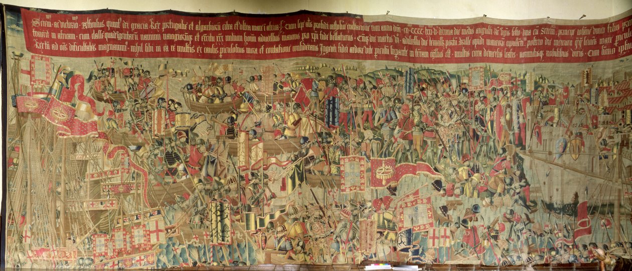 Erövringen av Arzila 1471 (se 177368-70) av Portuguese School