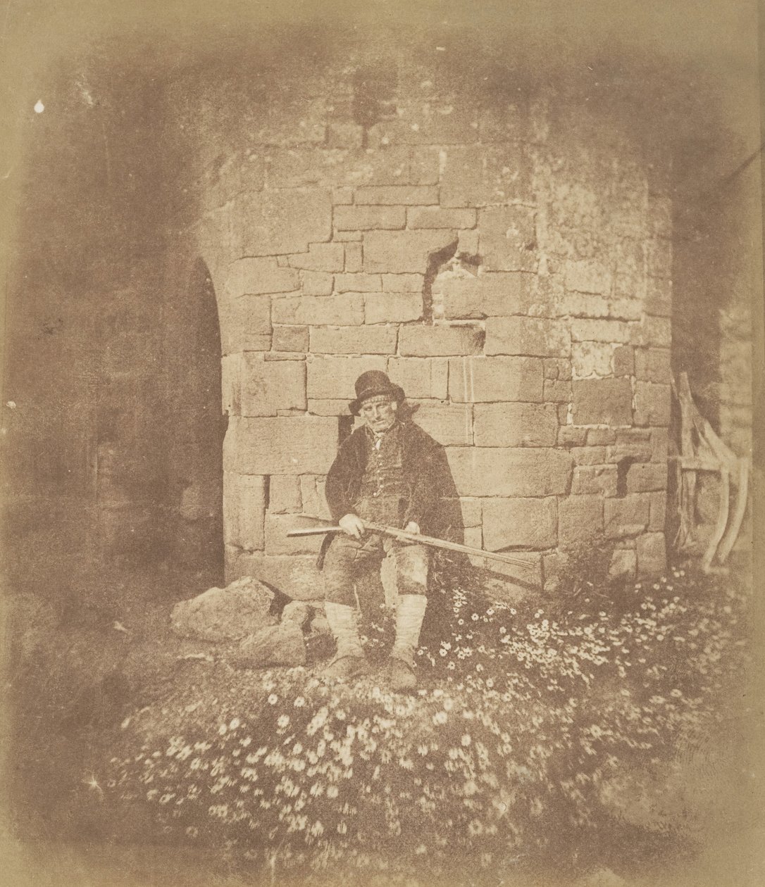 Den gamle viltvårdaren, ca. 1844. av Possibly by David Kinnebrook.
