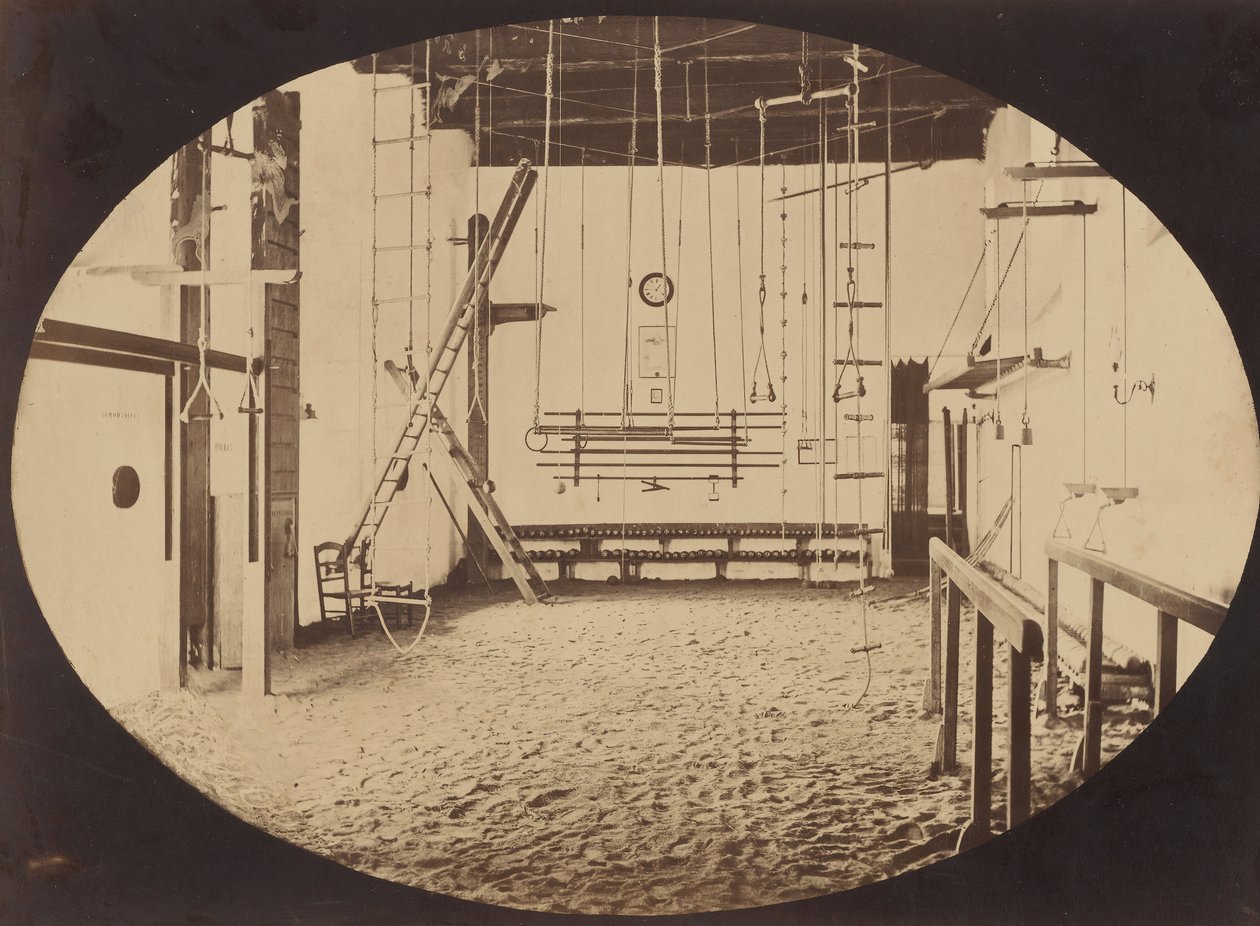 López Gymnasium, Sevilla, ca. 1860. av Possibly by Luigi Pesce.