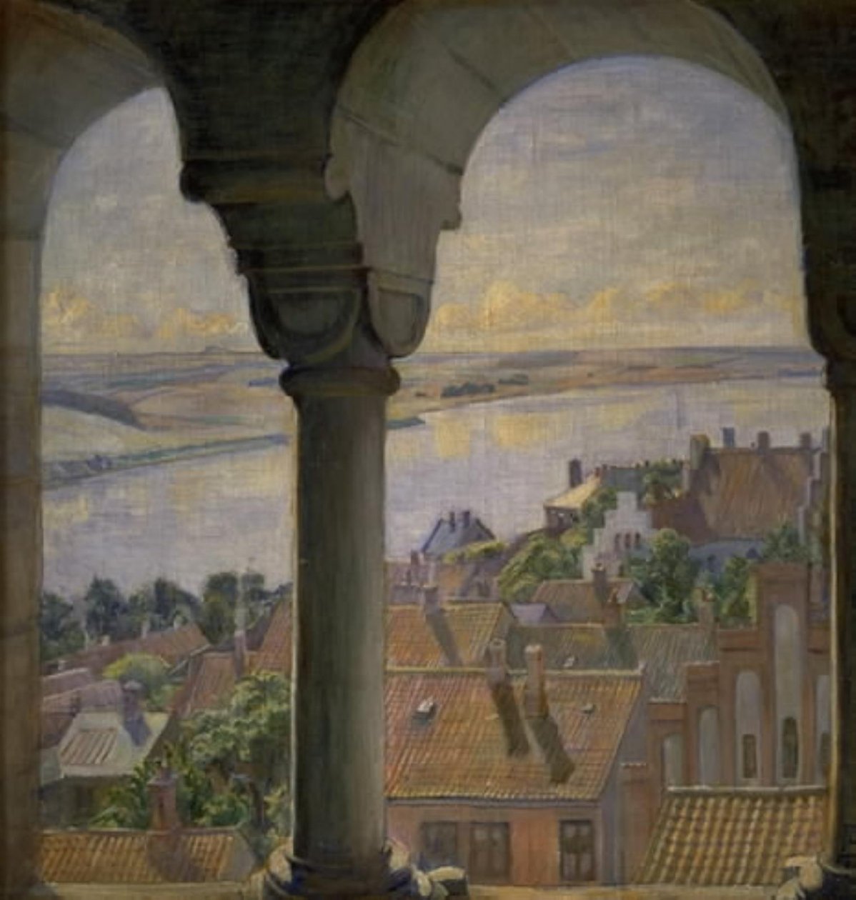 Utsikt från Viborgs domkyrka av Poul S. Christiansen