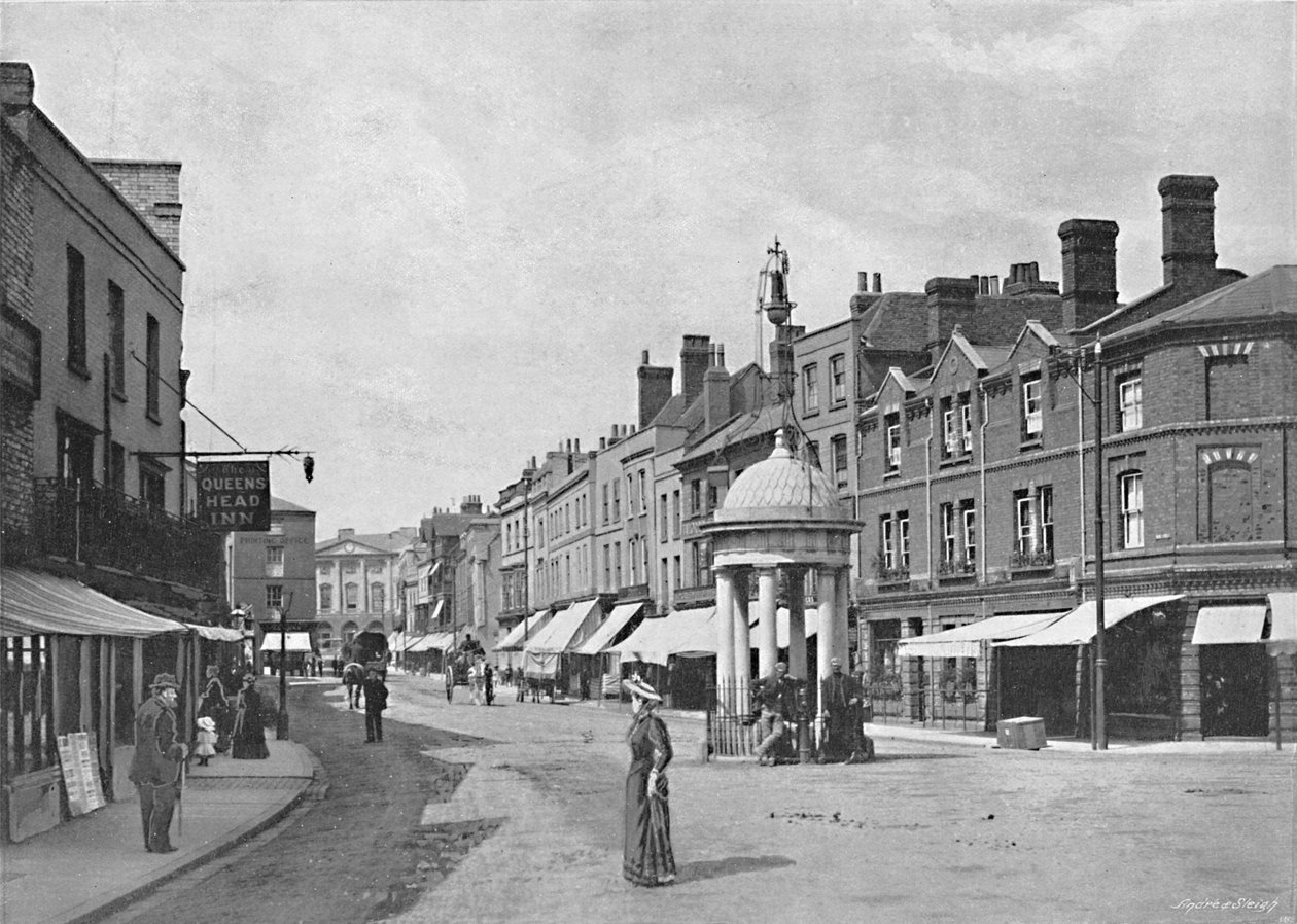 Chelmsford: High Street, c1896 av Poulton and Co