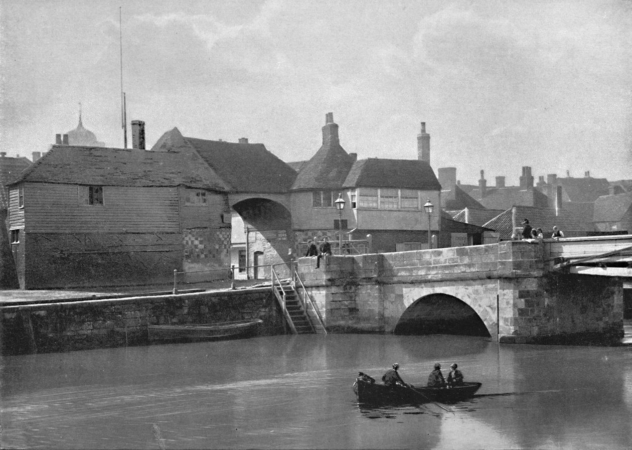 Smörgås: The Old Bridge and Barbican, c1896 av Poulton and Co
