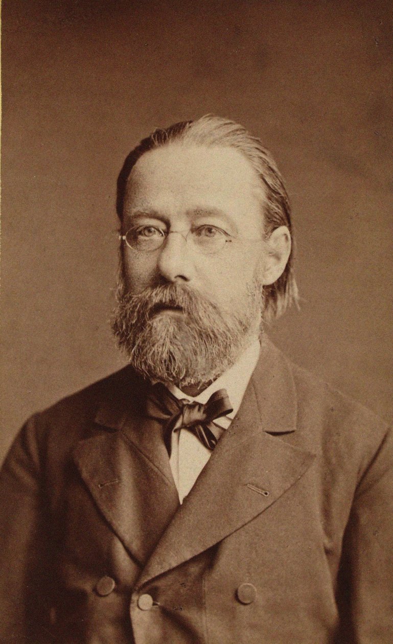Porträtt av kompositören Bedrich Smetana, 1878. av Prague . Photo studio J. Mulac