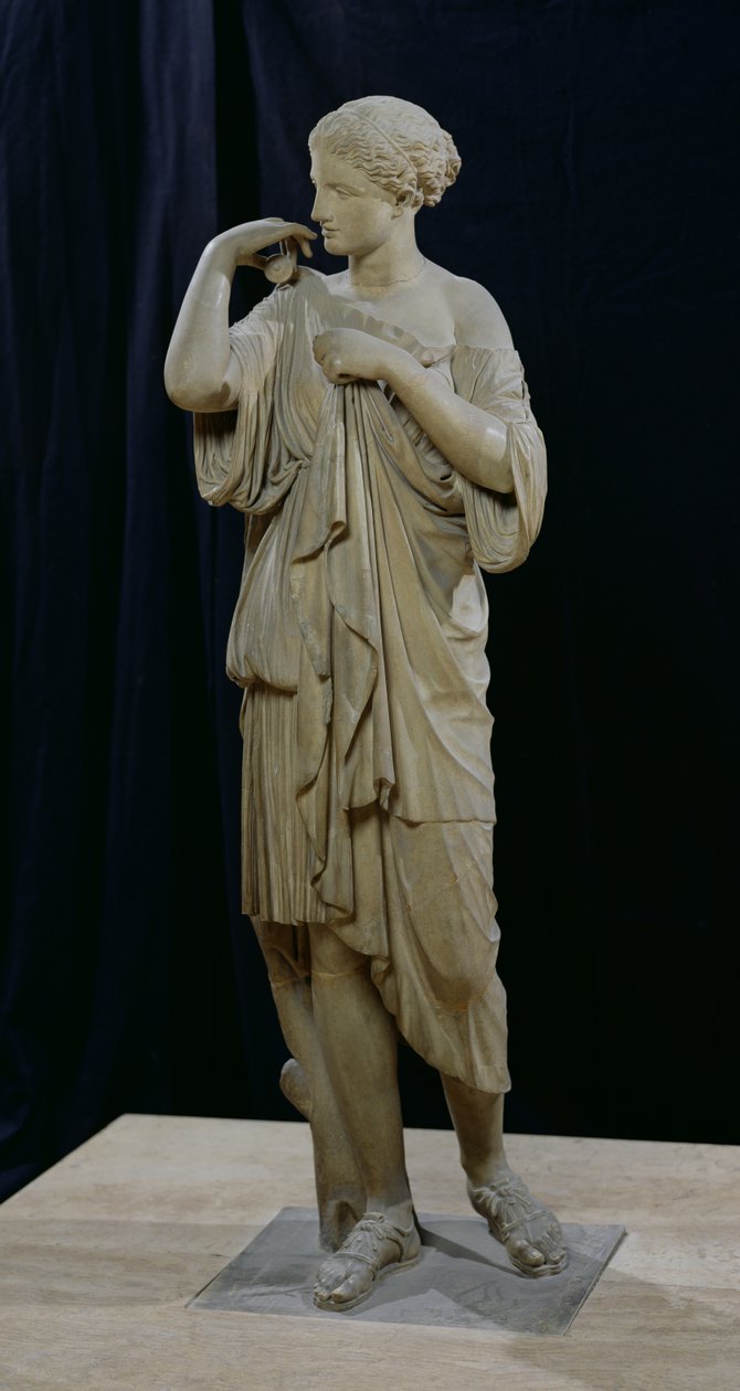 Diana av Gabii (marmor) (se även 98013) av Praxiteles