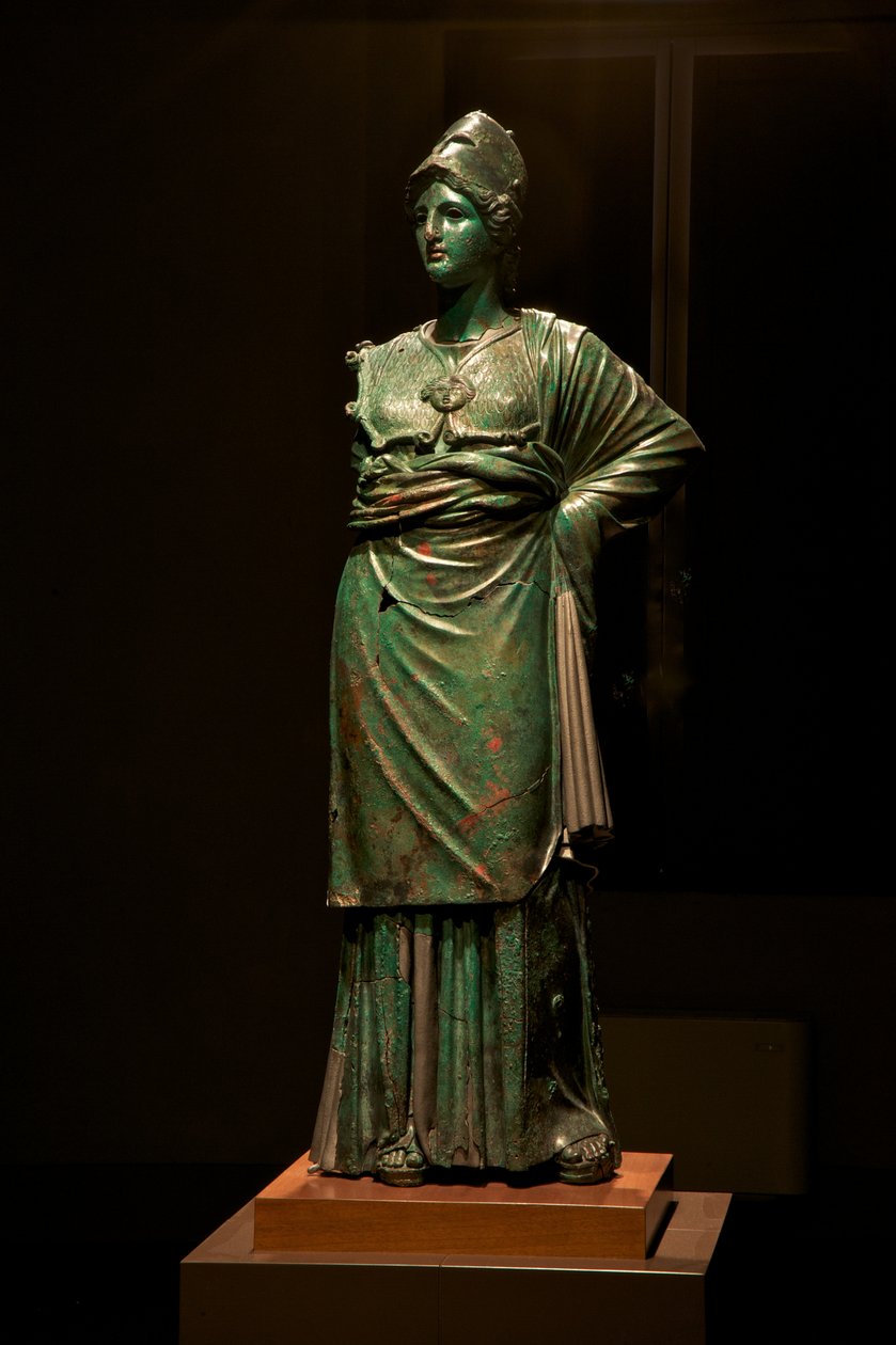 Minerva av Arezzo (brons) av Praxiteles