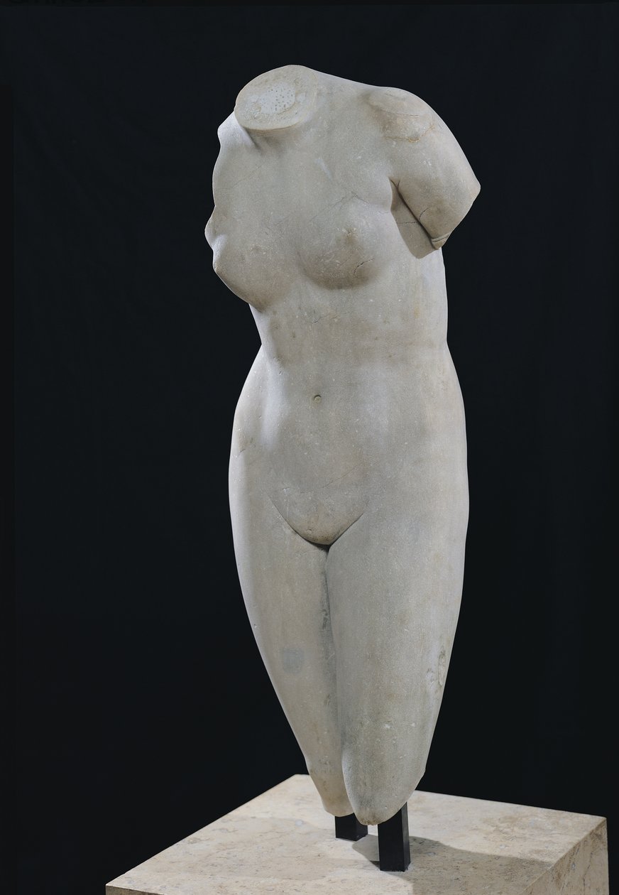 Torso av Venus från Cnidos (marmor) av Praxiteles