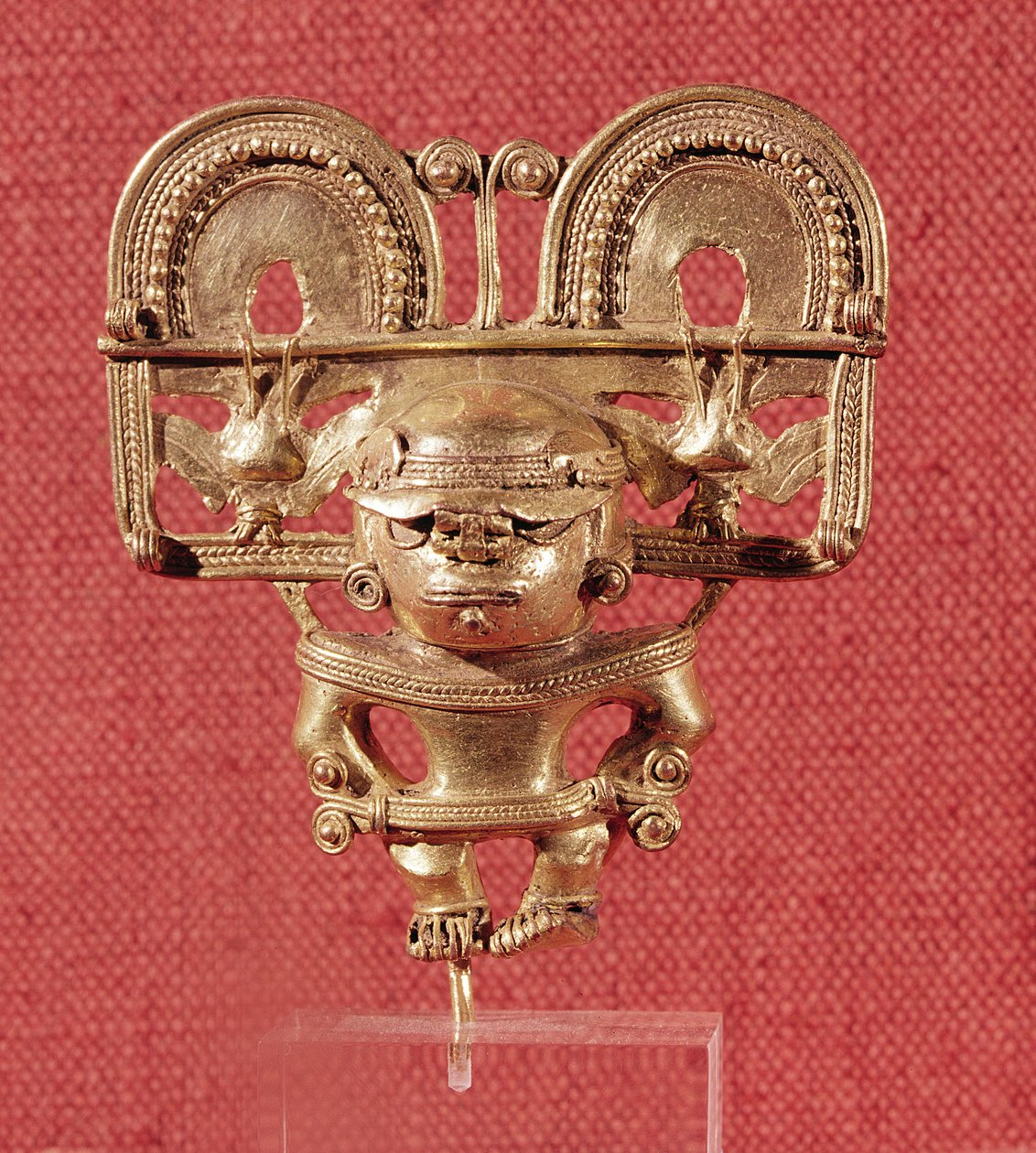 Antropomorf figur, Tairona Culture (guld) av Pre Columbian