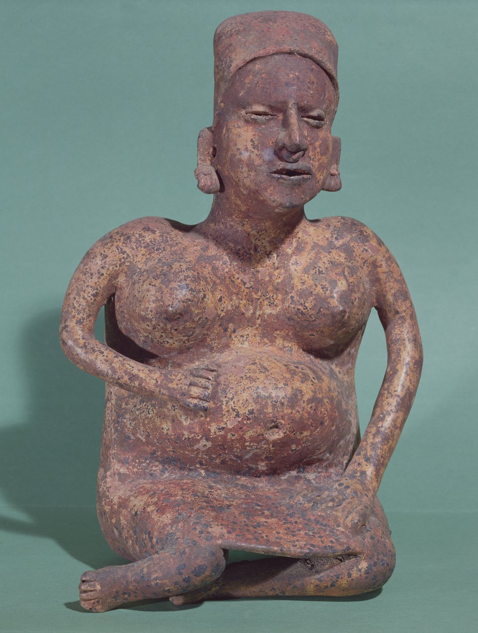 Gravid kvinna (keramik) av Pre Columbian
