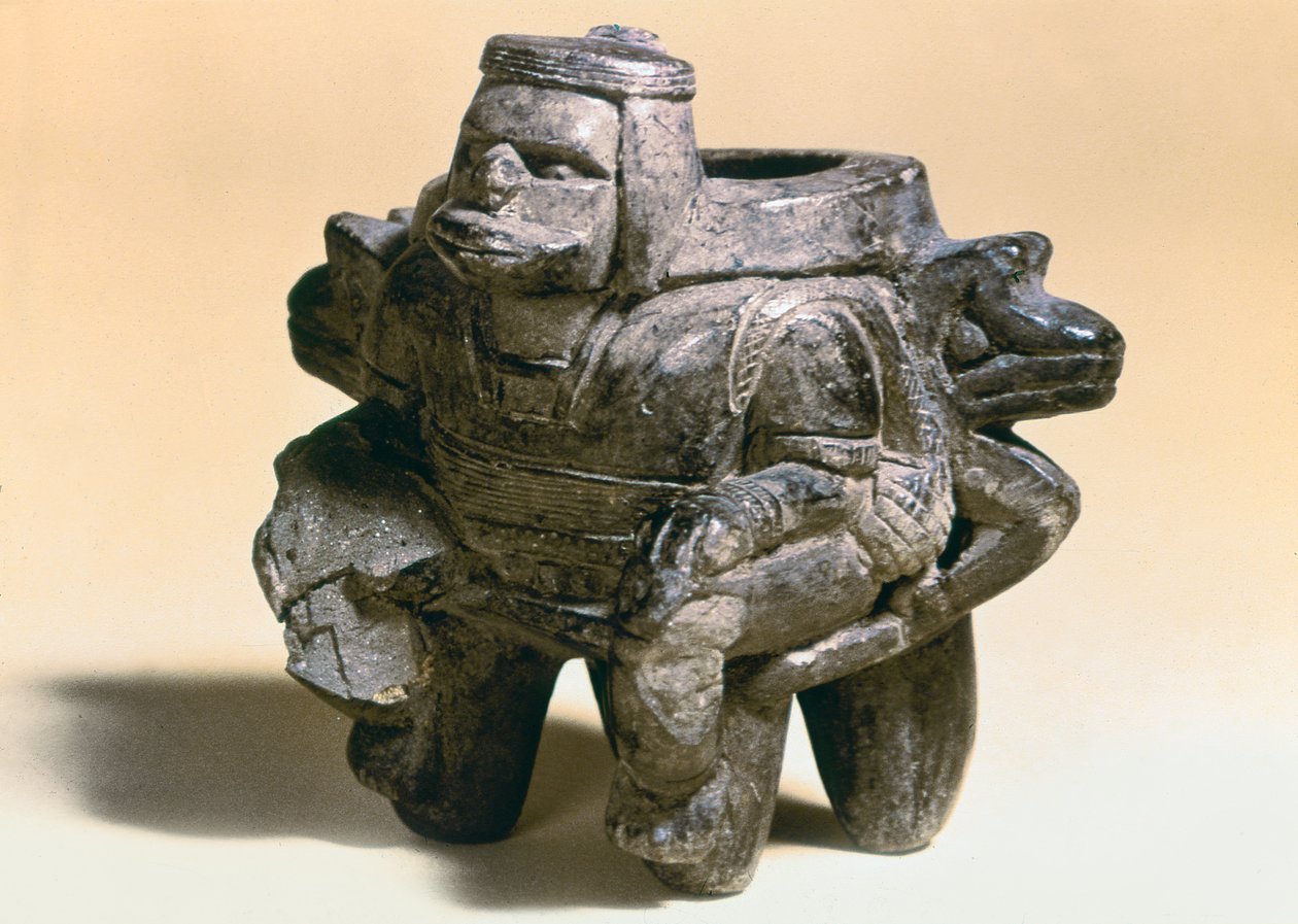 Taivona miniatyrburk (keramik) av Pre Columbian