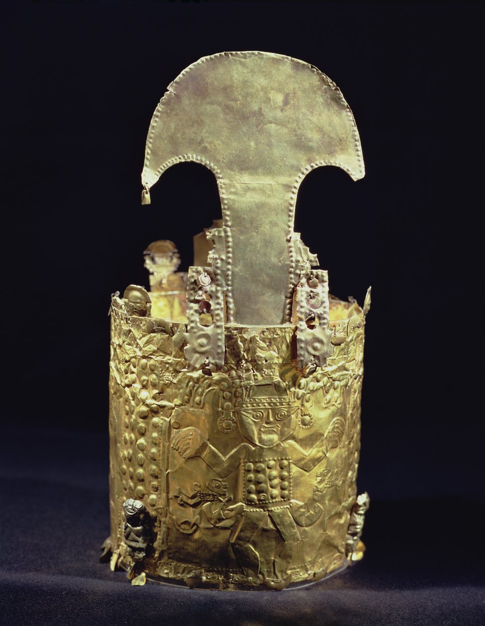 Krona, Chimu (guld) av Pre Columbian