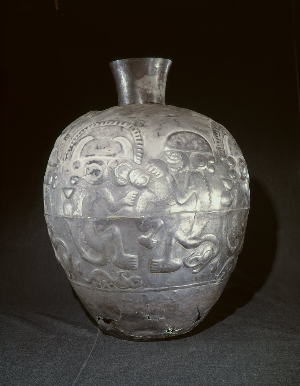 Stor burk, Chimu-stil (silver) av Pre Columbian Pre Columbian