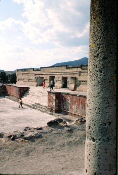 Utsikt över en innergård av Pre Columbian Pre Columbian