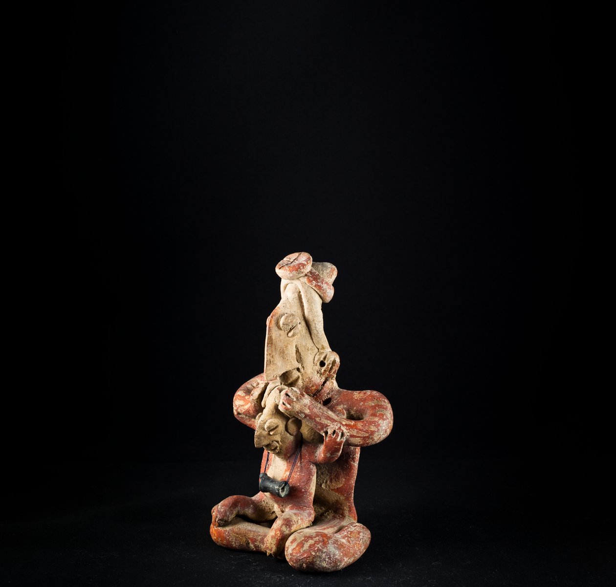 Kvinnlig statyett / Mexikansk konst, Nayarit (terrakotta) av Precolombian Precolombian