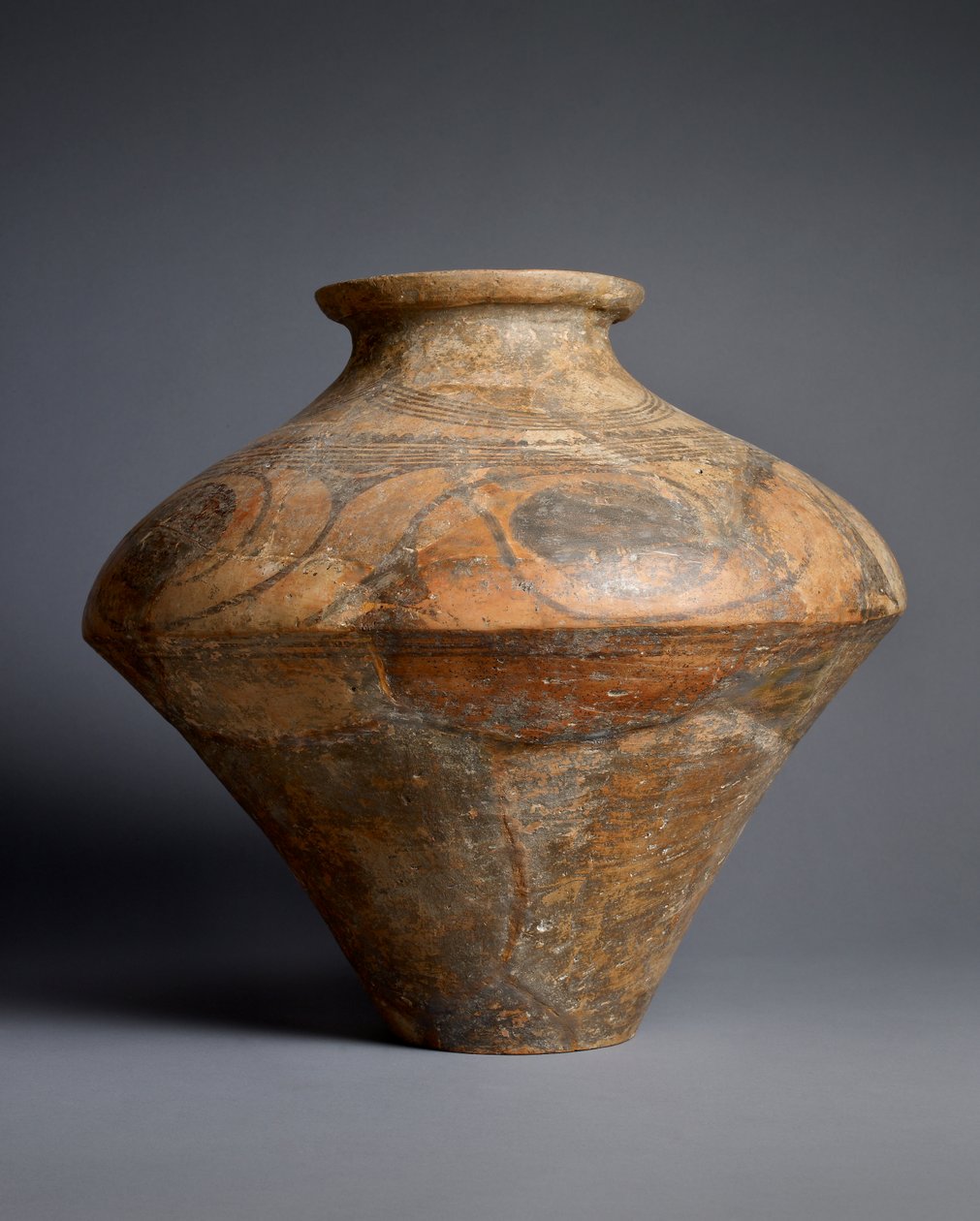Pot, Tripoli, sent 4:e-tidigt 3:e årtusende f.Kr. keramisk detalj från 121154 av Prehistoric
