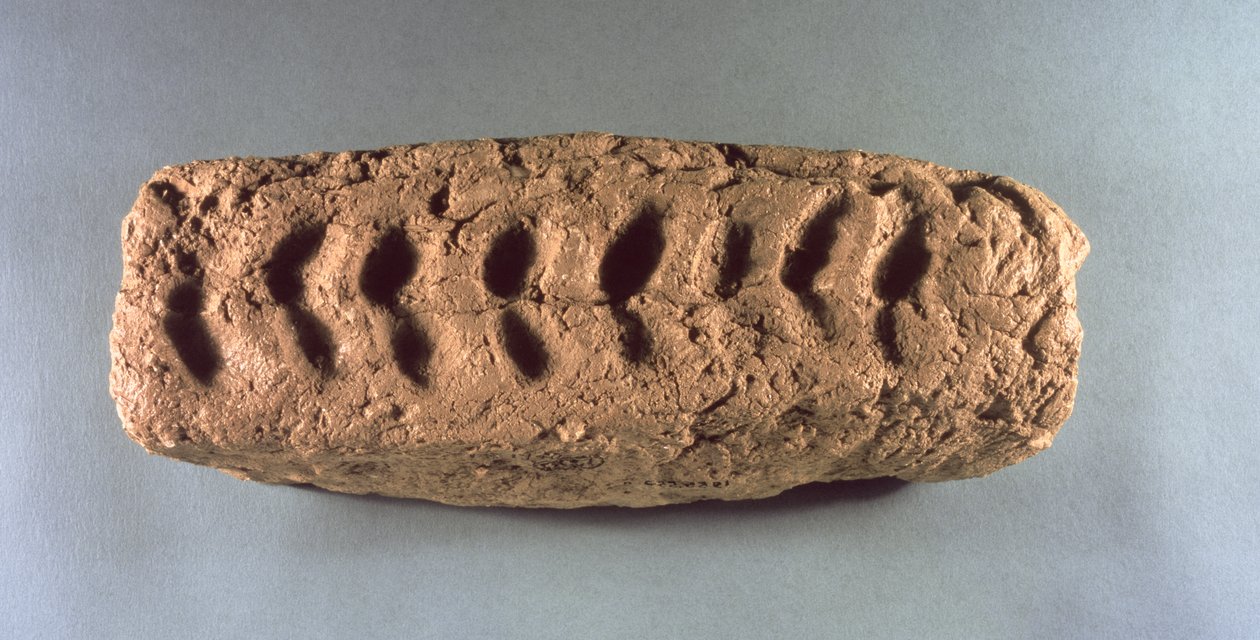 Förhistoriskt fragment från Jeriko (lertegel) av Prehistoric