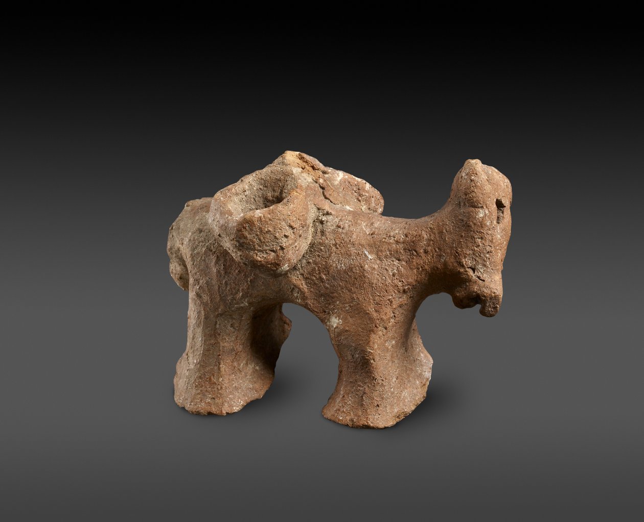 Förhistorisk modell av en åsna med väskor, Cypern (terrakotta) av Prehistoric
