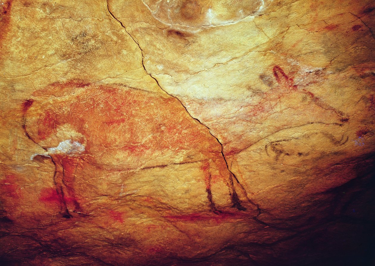 Hjort från Altamiras grottor, ca 15 000 f.Kr. (grottmålning) av Prehistoric
