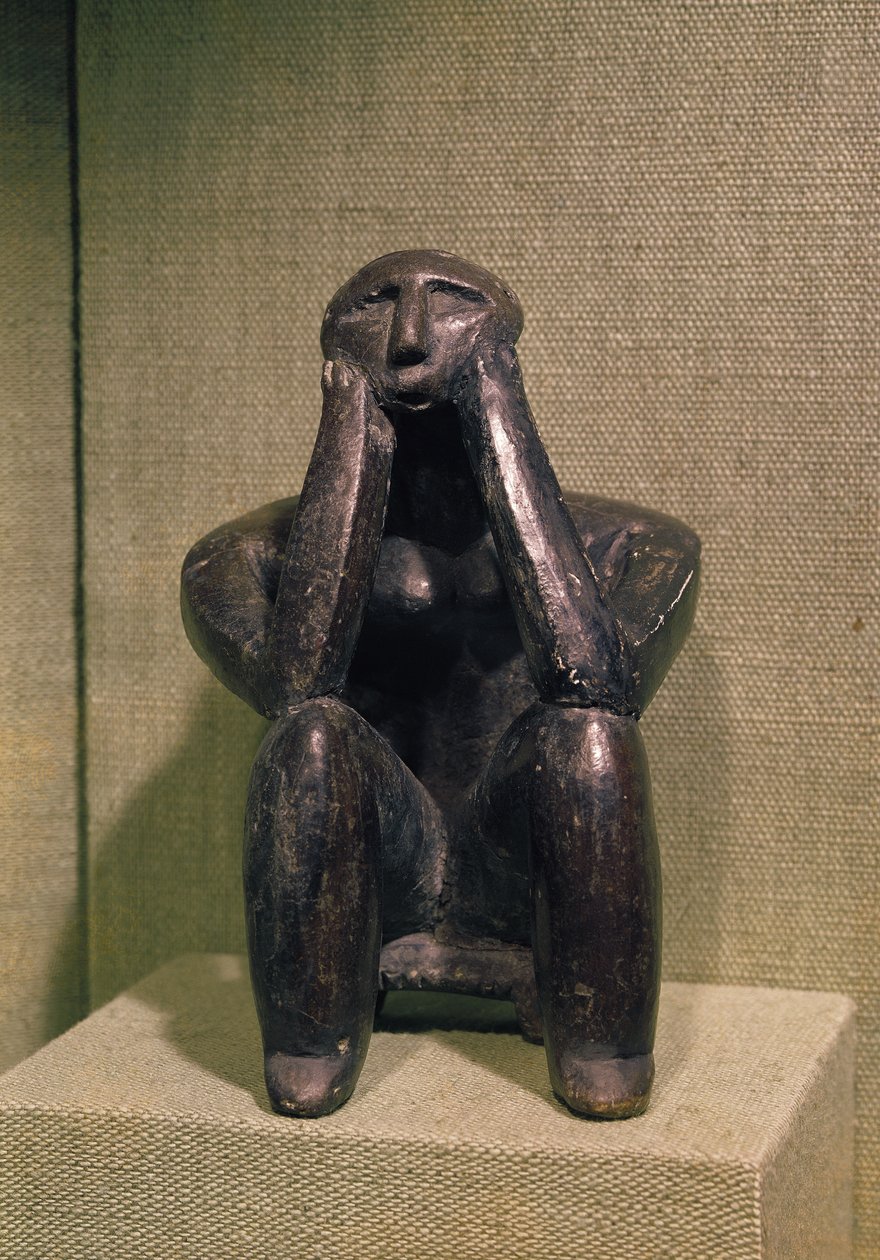 Tänkare av Cernavoda, Hamangia-kulturen, c.5000 f.Kr av Prehistoric