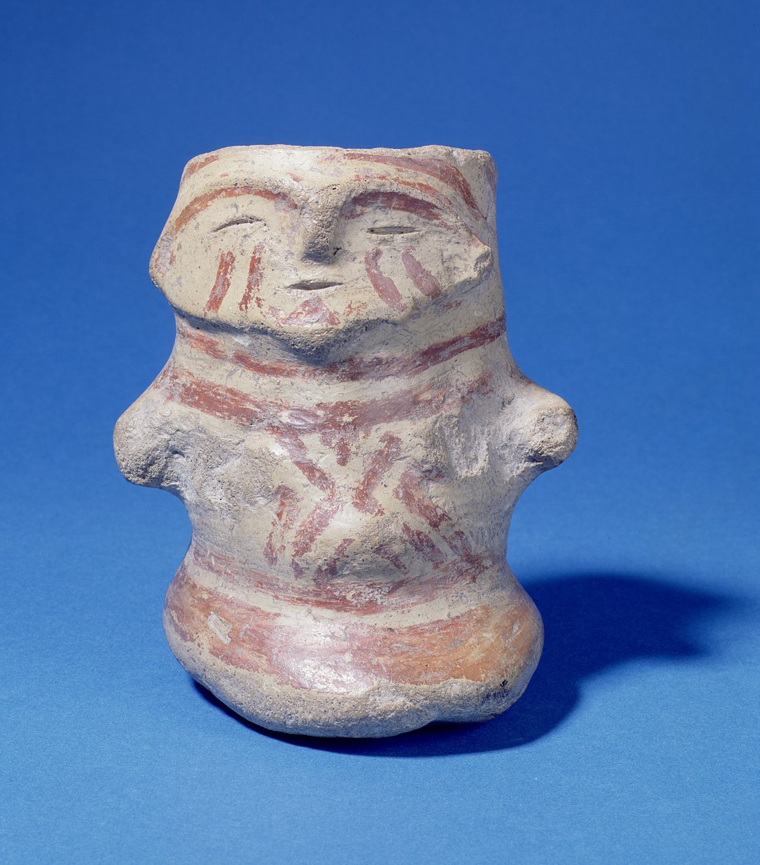 Kärl i mänsklig form, Hacilar, Turkiet, ca 5500 f.Kr. (målad keramik) av Prehistoric