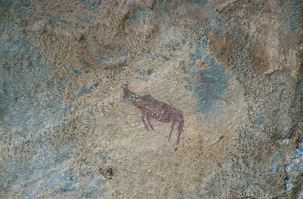 Djurfigur (grottmålning) av Prehistoric Prehistoric