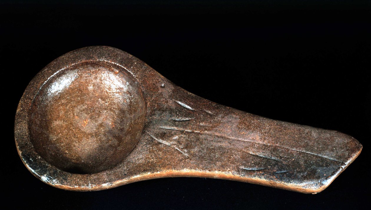 Magdalenas lampa från Lascaux - Antikvitetsmuseet i Saint-Germain-en-Laye av Prehistoric Prehistoric
