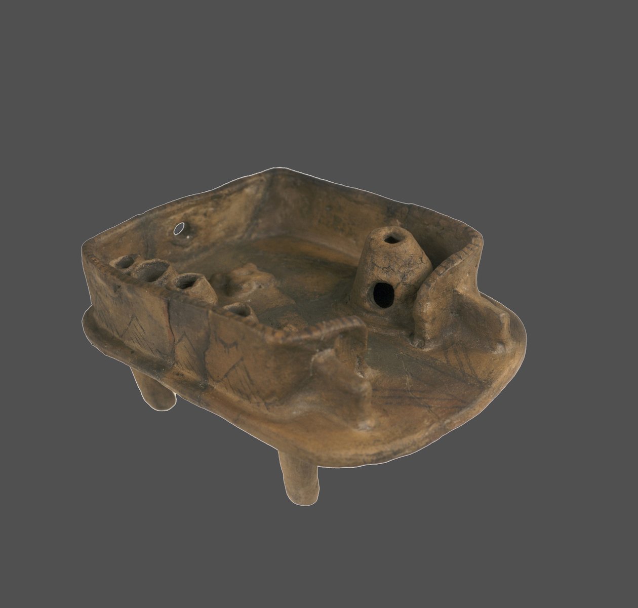 Modell av ett hus, 3800-3600 f.Kr av Prehistoric Russian Culture