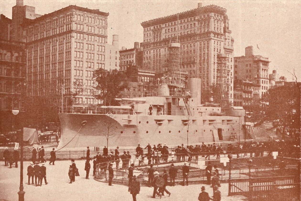 Rekrytering till den amerikanska flottan, c1917 1919 av Press Illustrating Service
