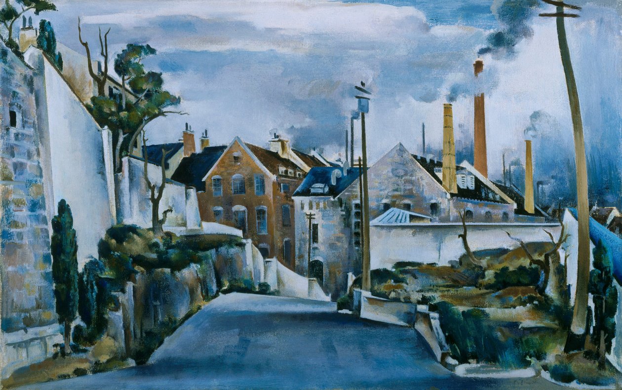 Gata i Quebec av William Preston Dickinson
