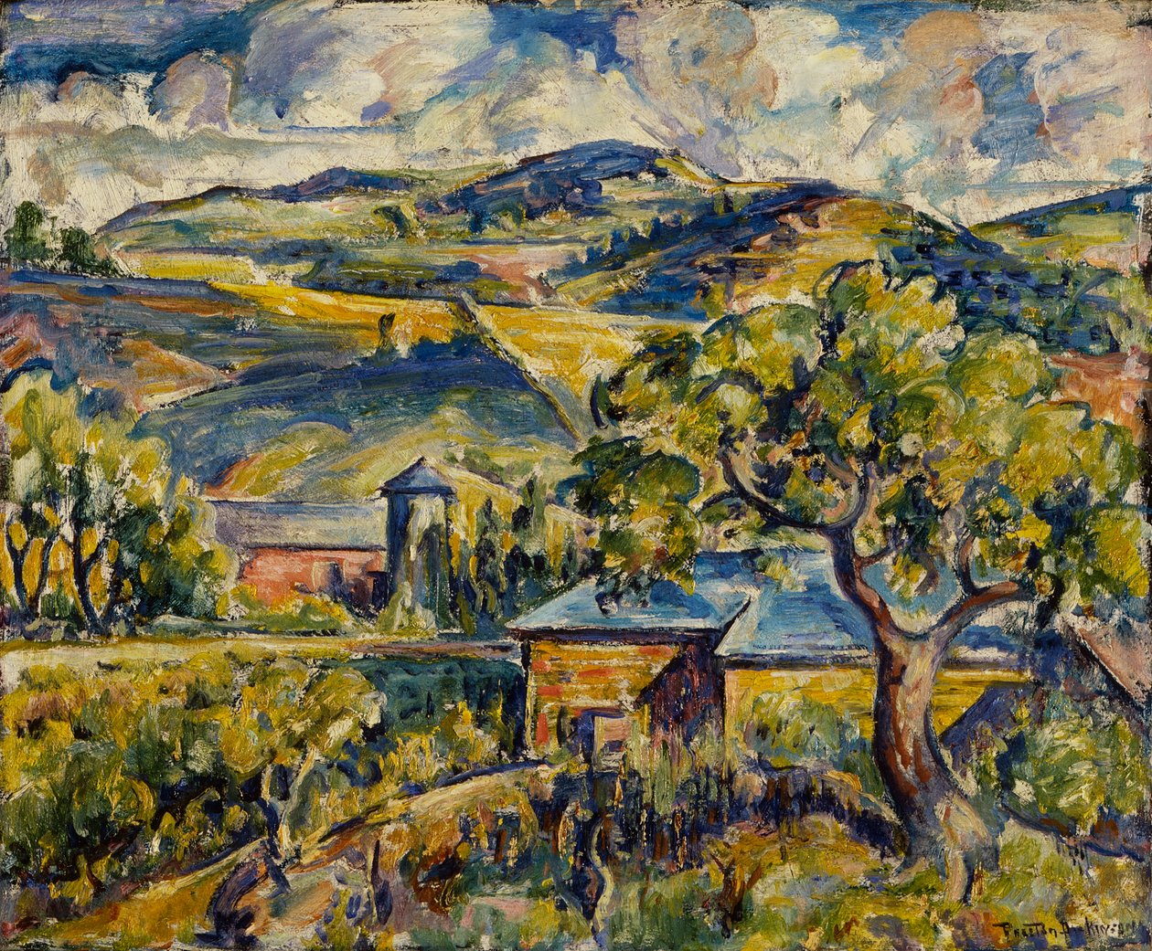 Maine Landscape, ca 1917-21 av William Preston Dickinson