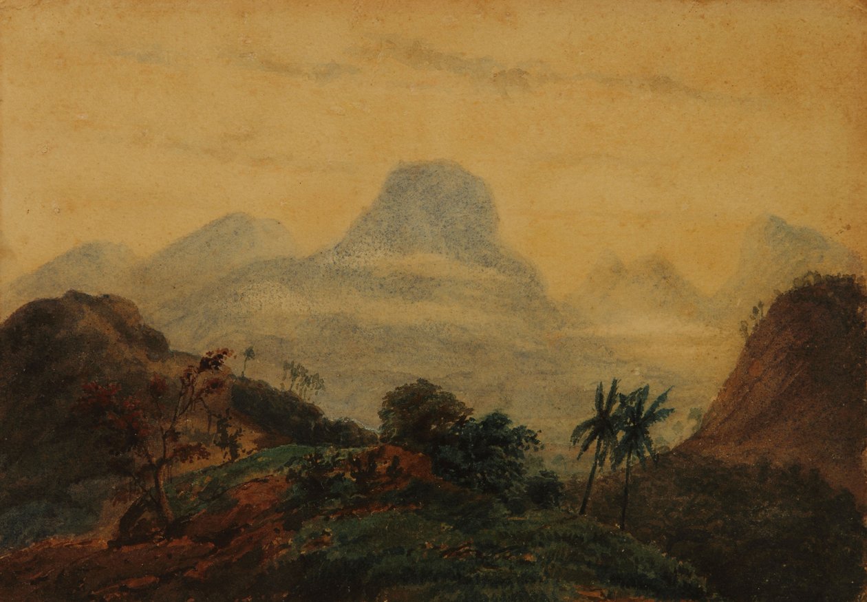 Paisaje (Recuerdo del Brasil) av Prilidiano Pueyrredon