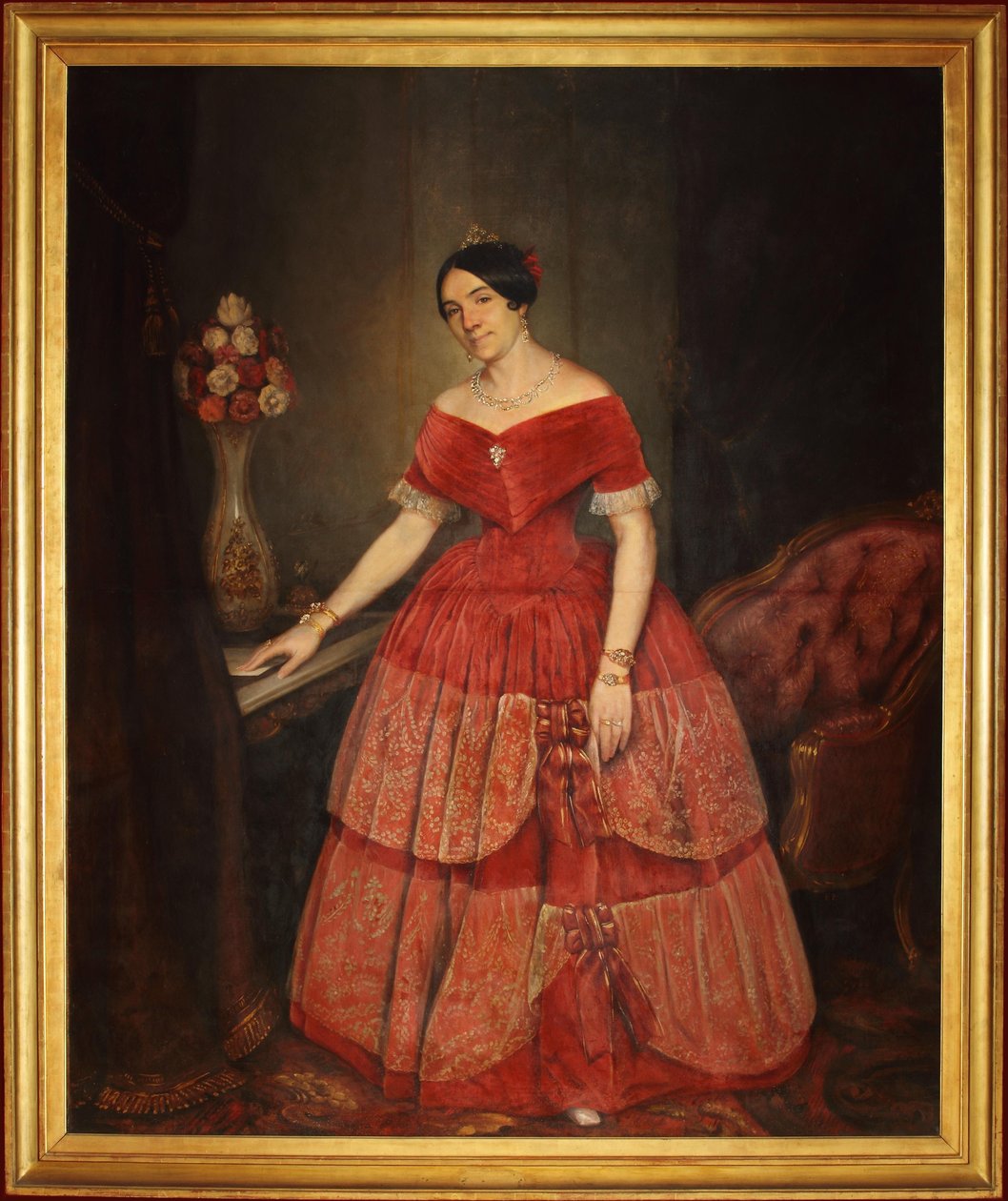 Retrato de Manuelita Rosas av Prilidiano Pueyrredon