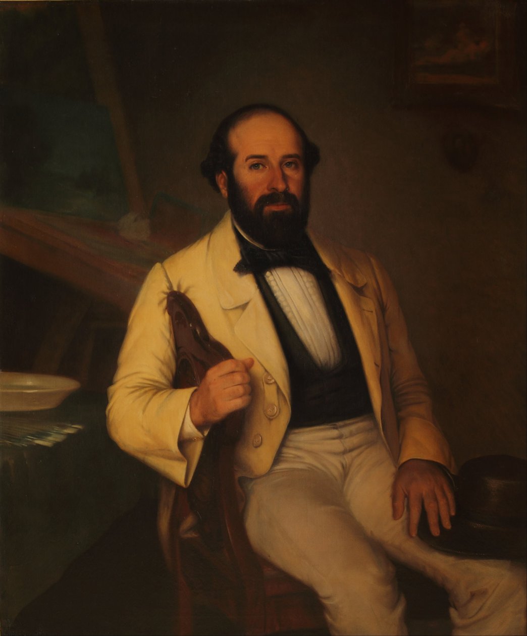 Retrato de Santiago Calzadilla av Prilidiano Pueyrredon