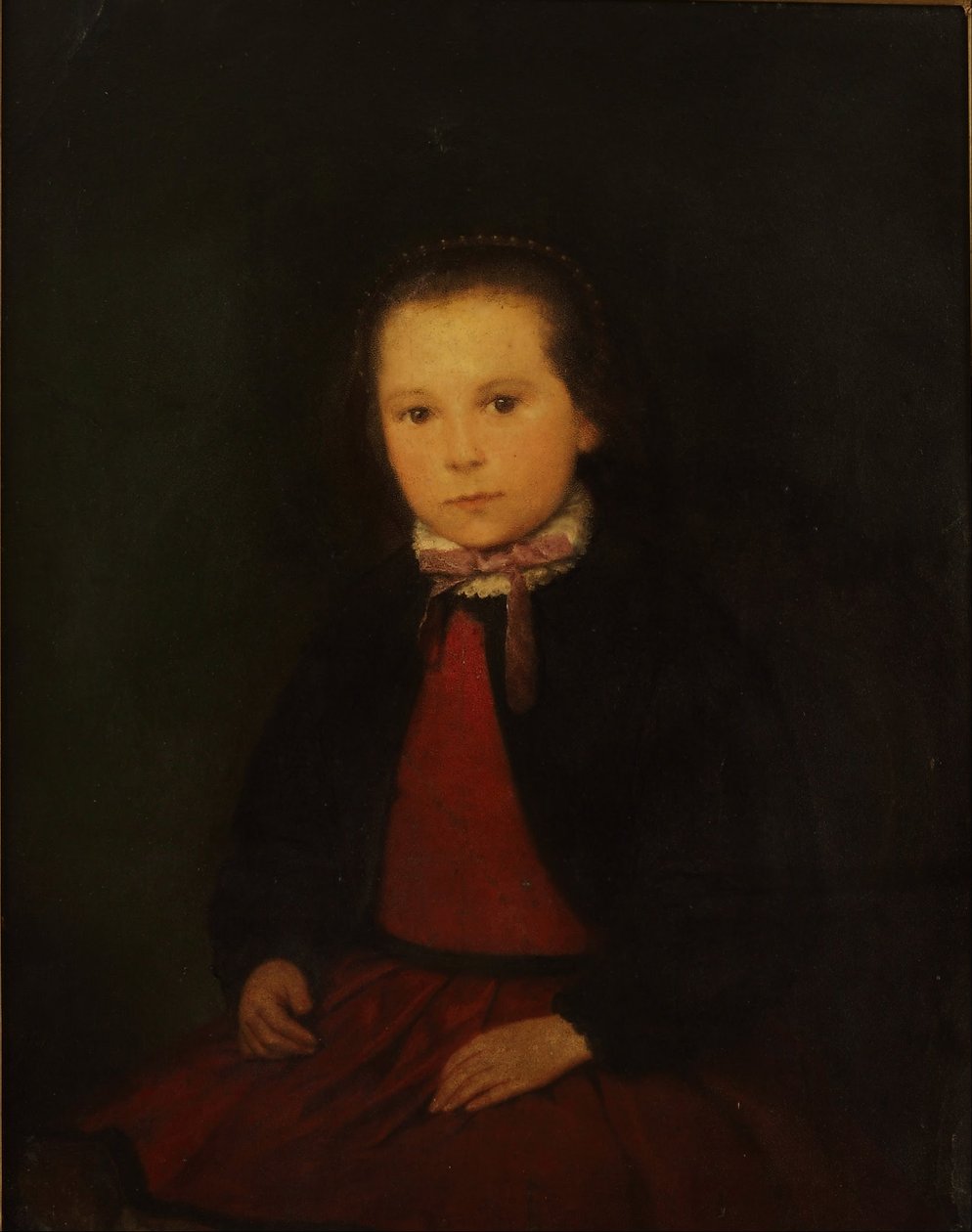 Retrato de la nina M.L.C.  av Prilidiano Pueyrredon