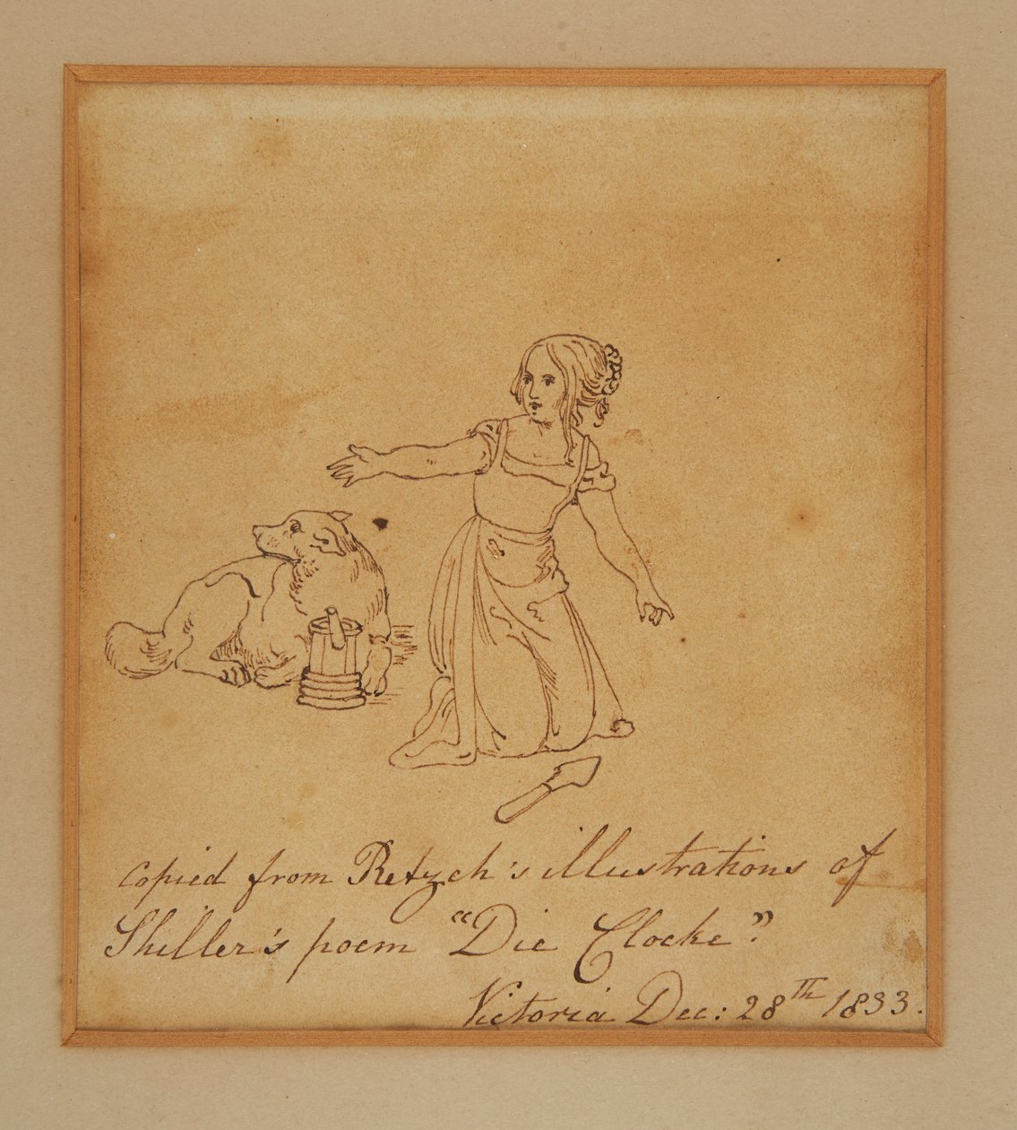 Skiss av prinsessan Victoria av Princess Royal (1840 1901) Victoria