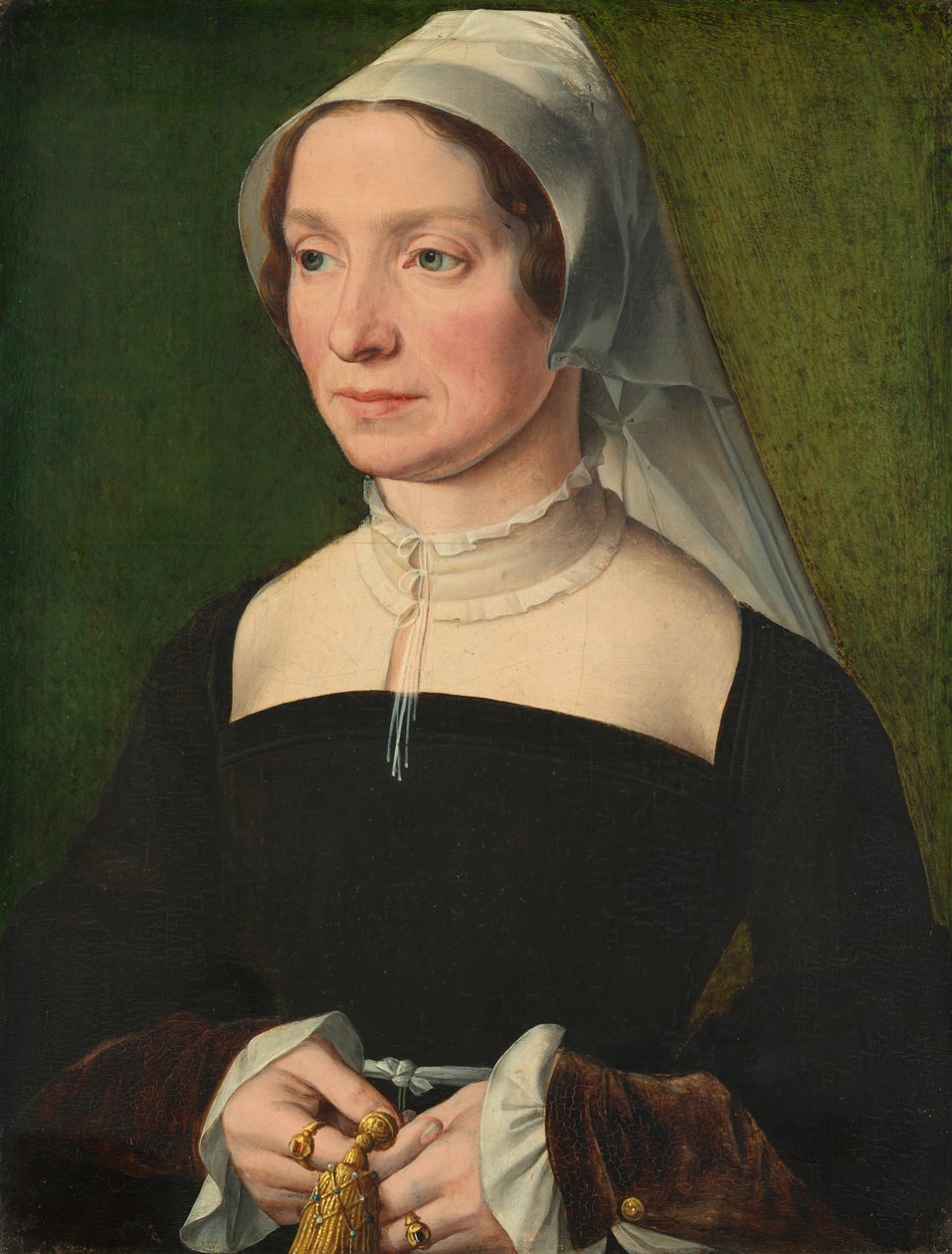 Hustru till en medlem av familjen de Hondecoeter av Probably Antwerp 16th Century