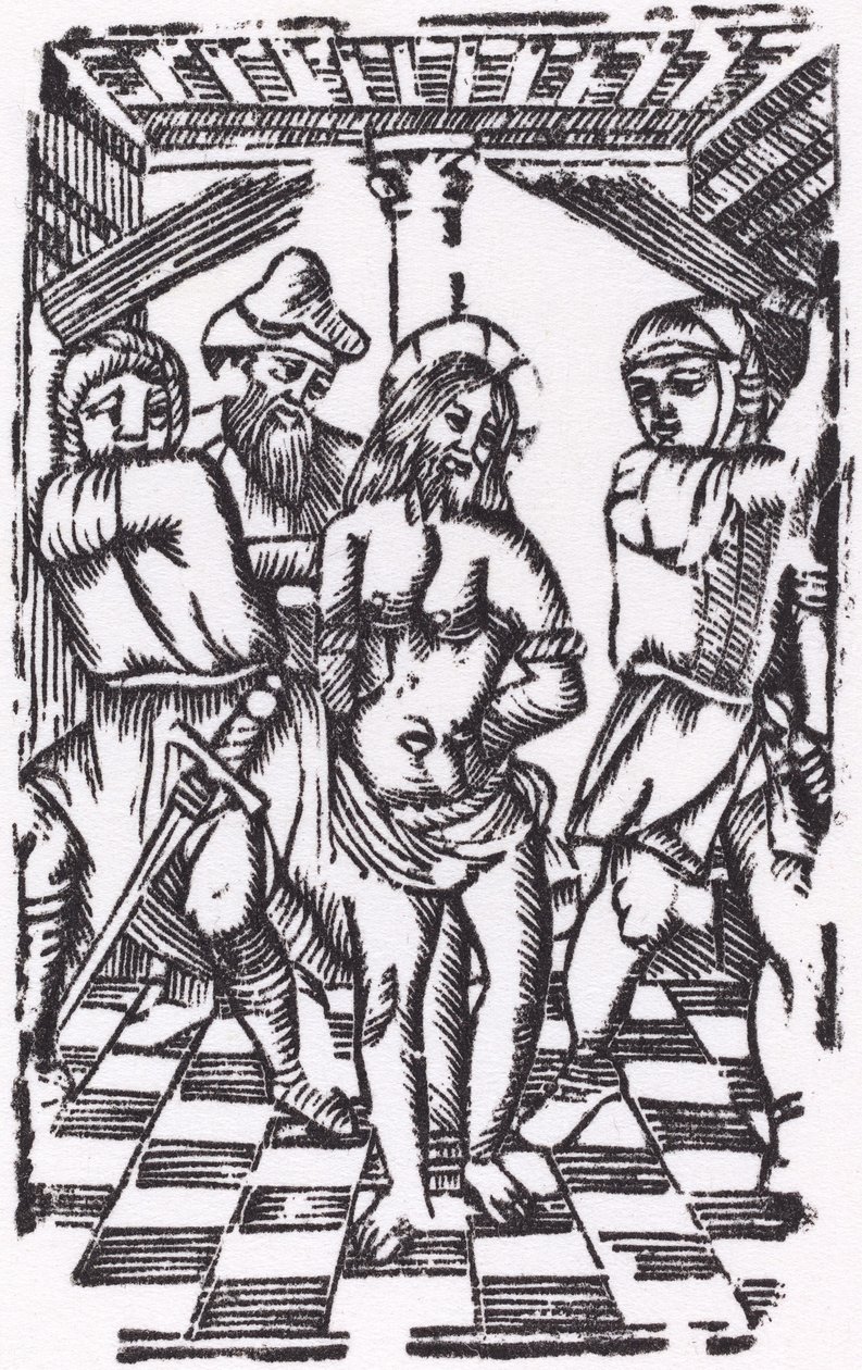 Flagelleringen av Probably French 16th Century