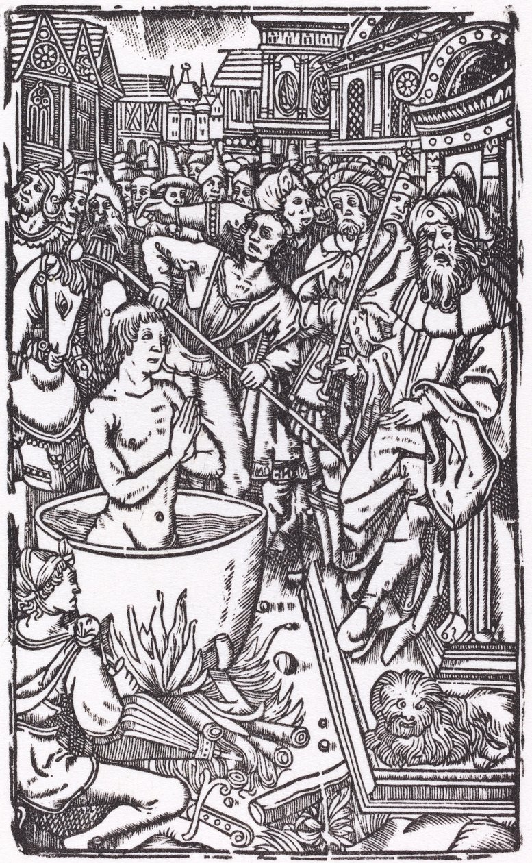 Ett helgons martyrskap av Probably French 16th Century