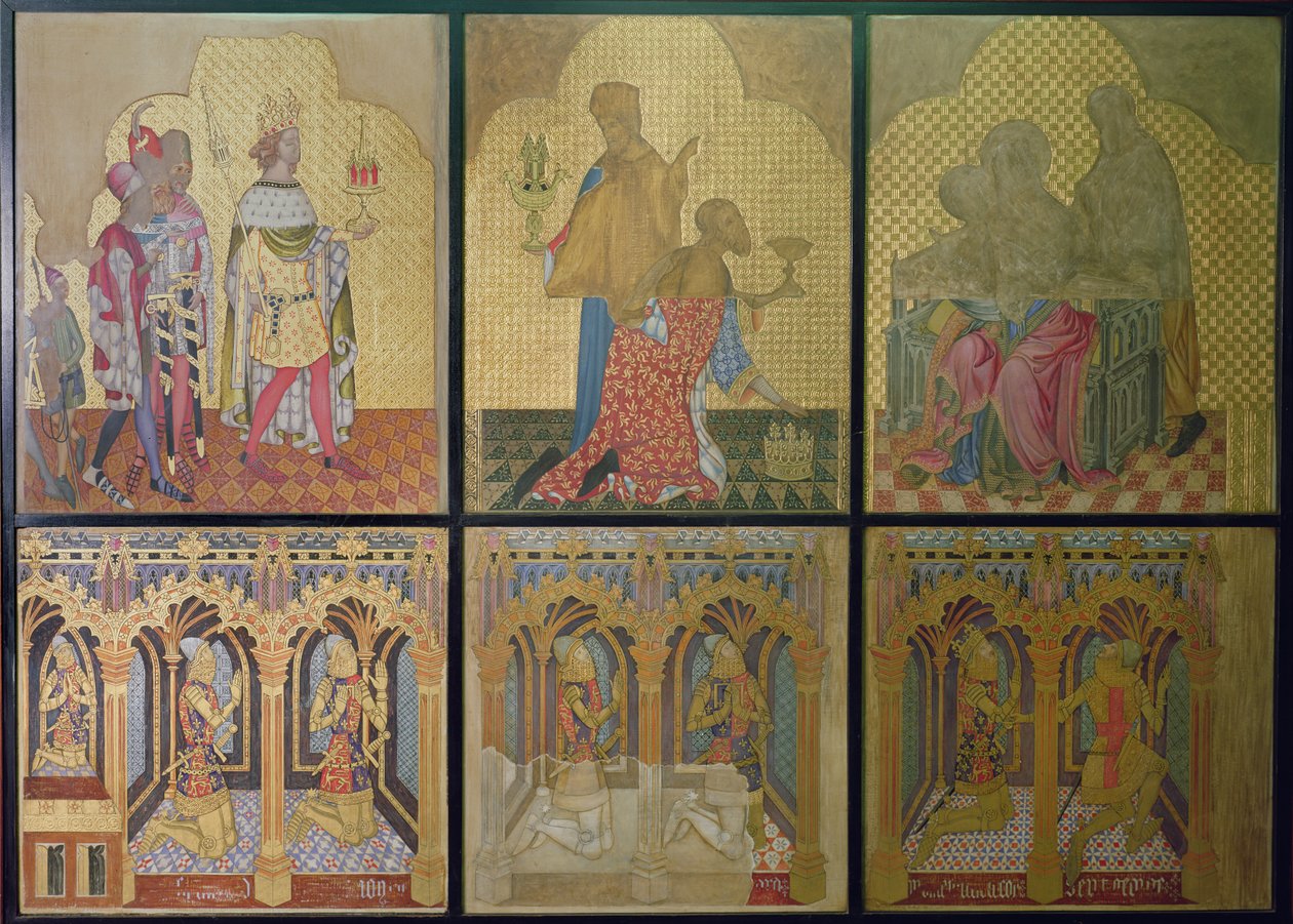 Rekonstruktion av en väggmålning ursprungligen i St. Stephen