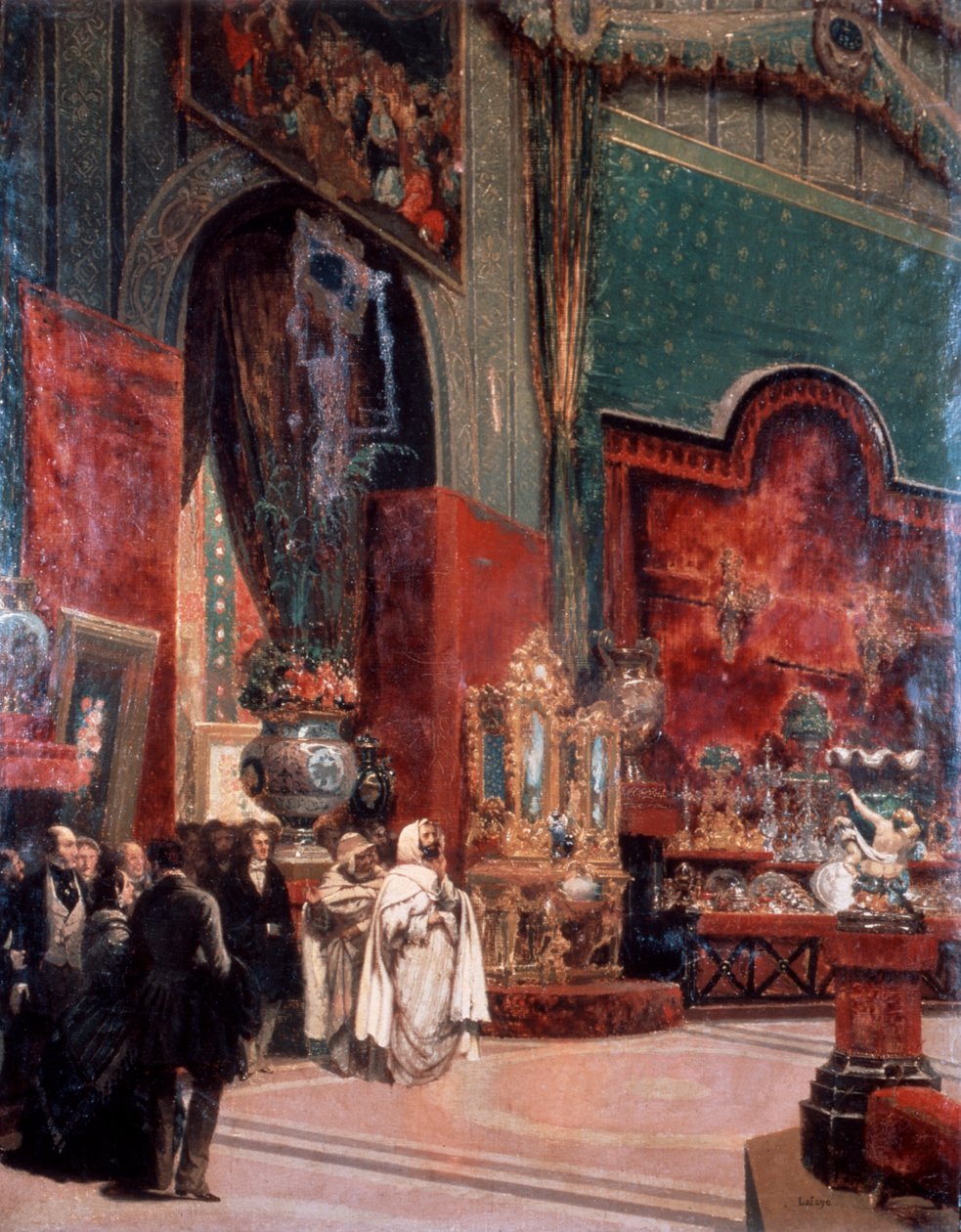 Abd al-Kadir besöker Exposition Universelle i Paris, 1855. av Prosper Lafaye or Lafait