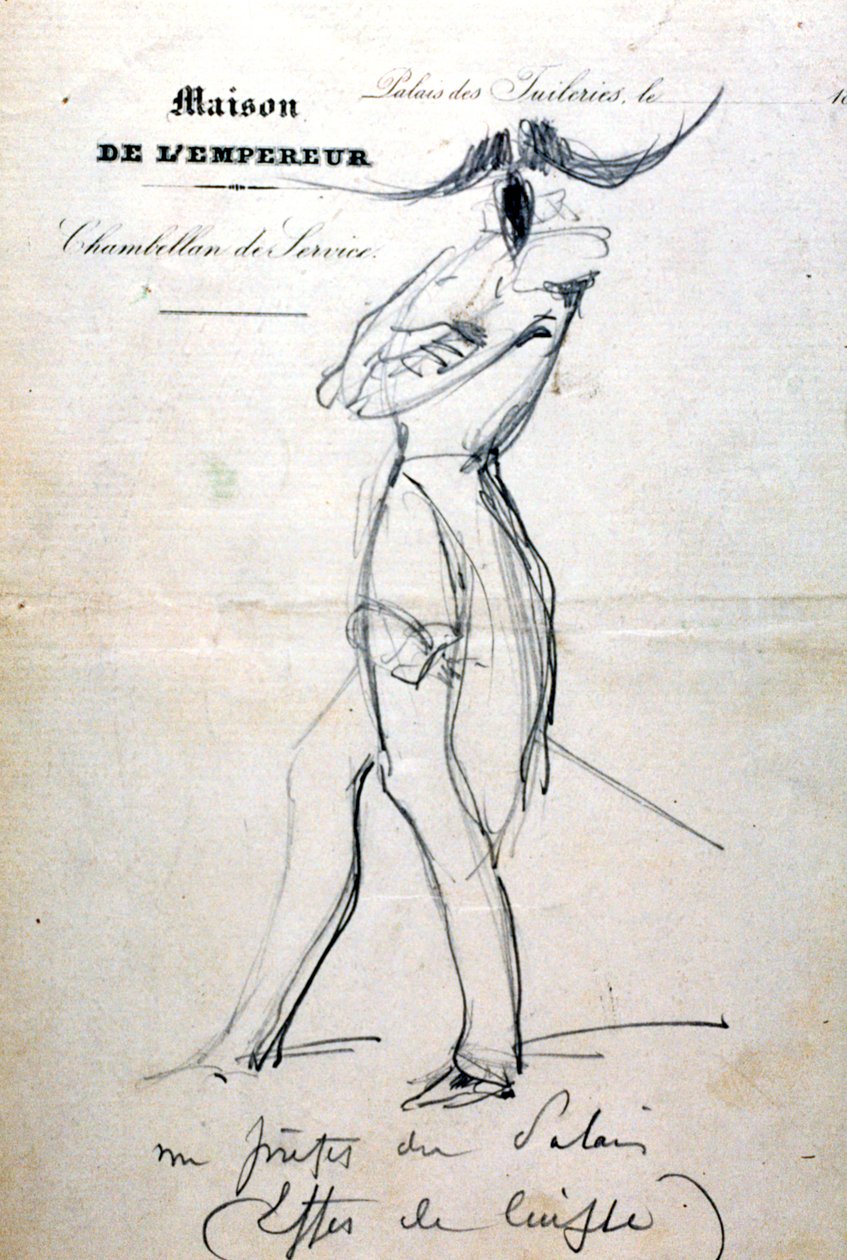 Studie, Kejsarens hus, c 1823-1870 av Prosper Merimee