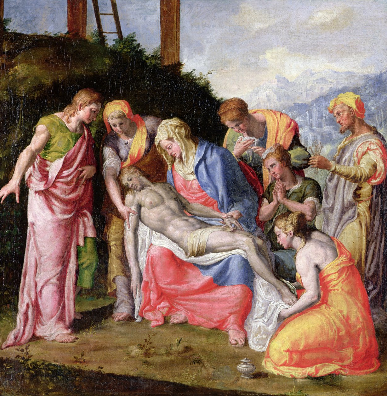 Pieta av Prospero Fontana