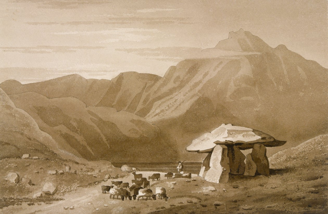 Cromlech vid Gwernvale av Pryce Carter Edwards
