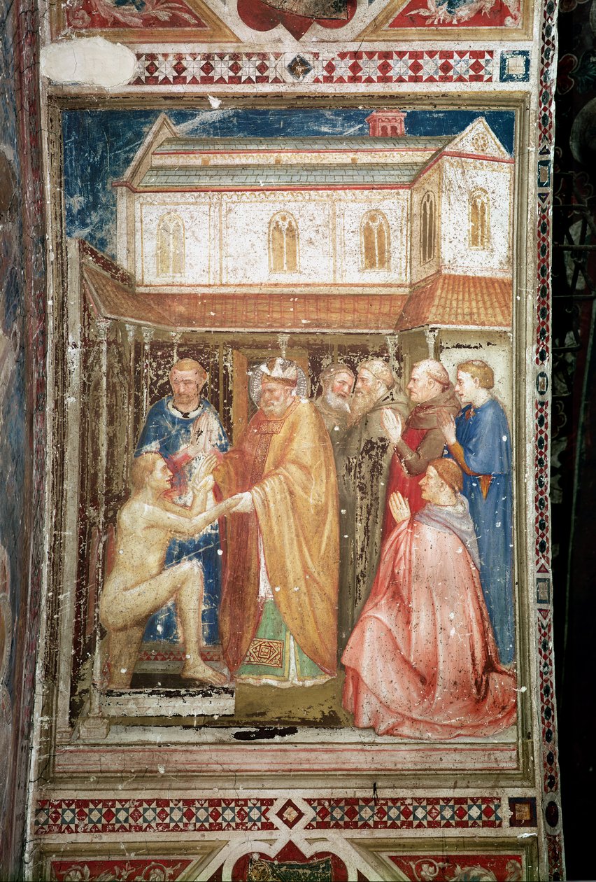 The Miracle of St. Stanislas (1030-79) från Nedre kyrkan, ca 1340 av Puccio and Stefano Capanna