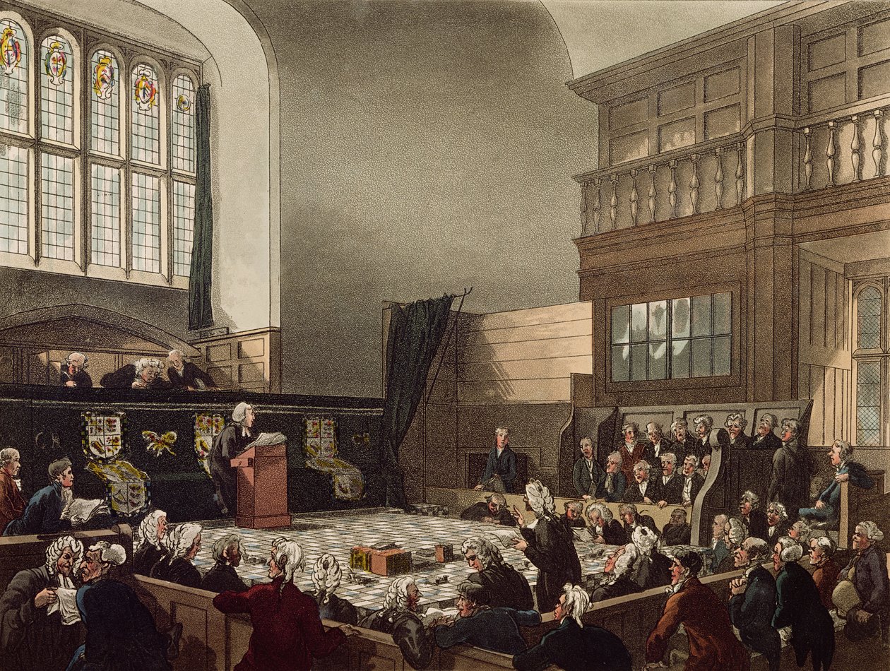 Court of Exchequer, Westminster Hall, från 