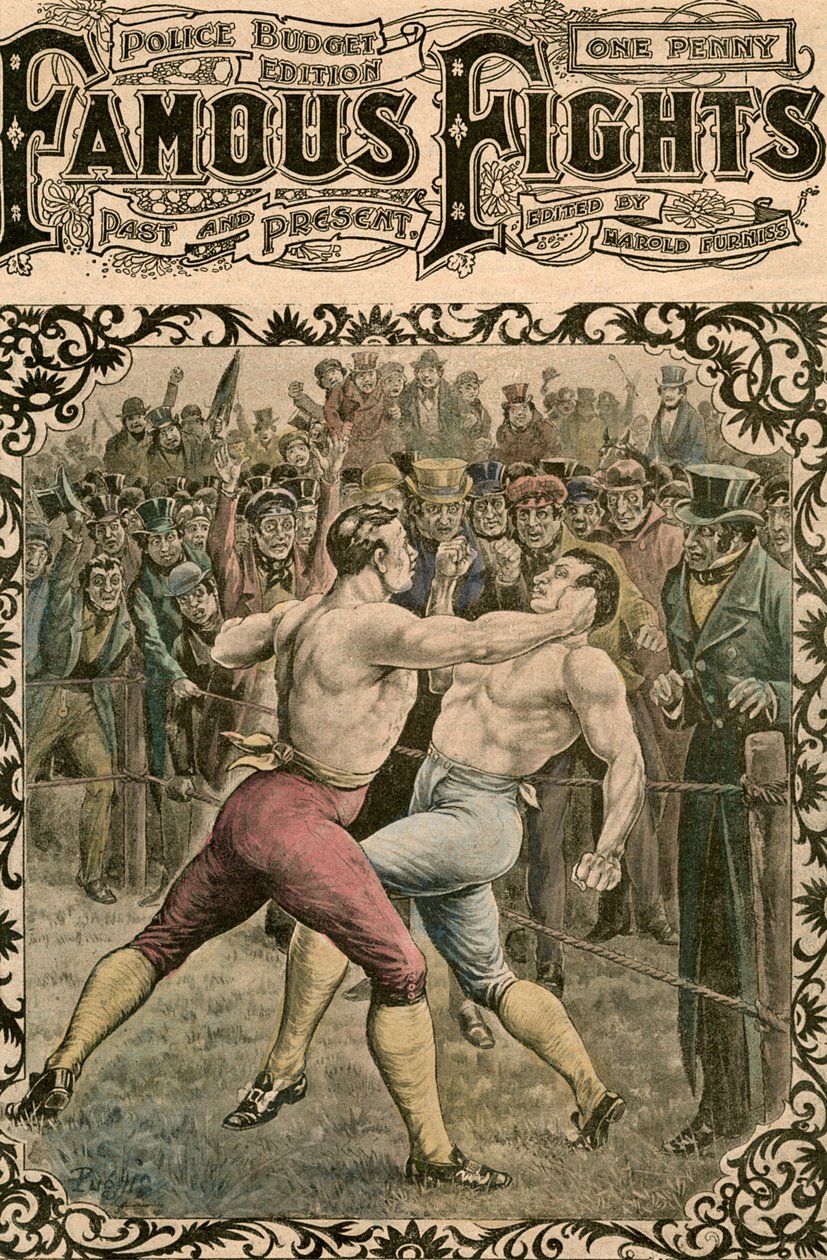 Strid mellan Dick Curtis och Jack Perkins, 1828 sent 1800-tal eller tidigt 1900-tal. av Pugnis